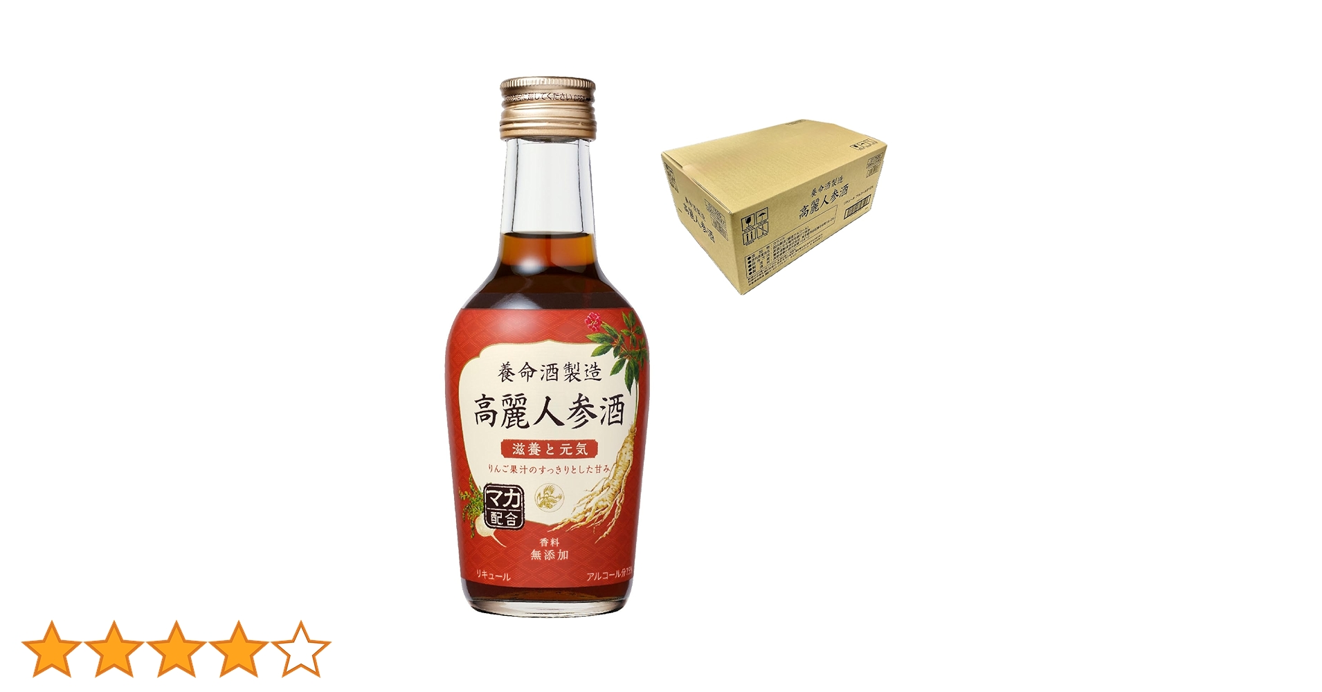 Amazon.co.jp: 養命酒製造 高麗人参酒 [ リキュール 200ml×24本